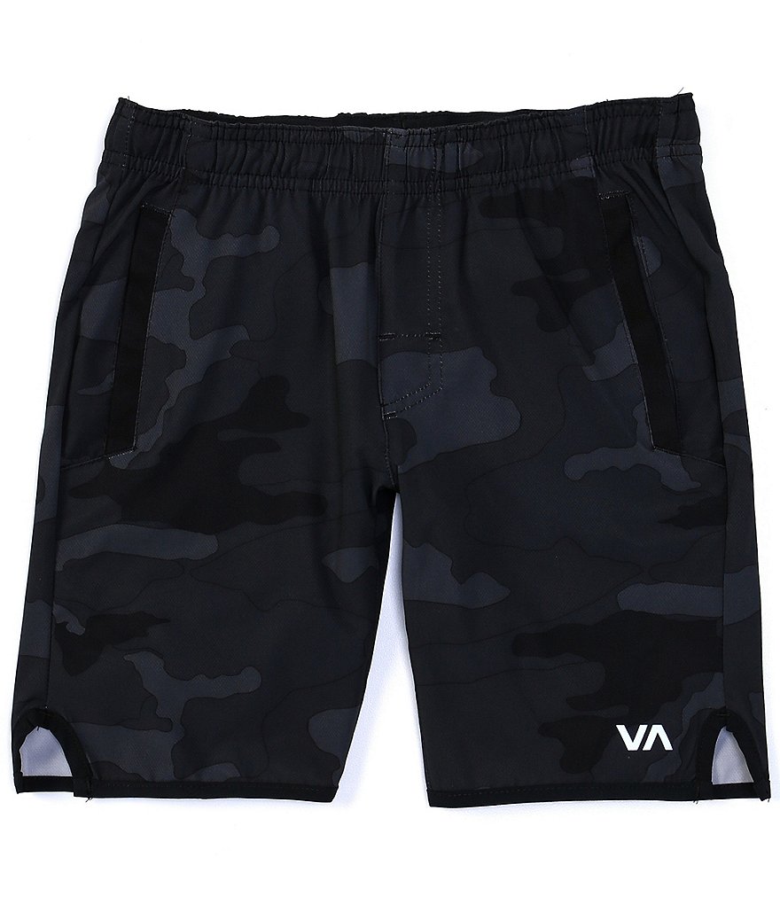 RVCA Big Boys 8-20 Camo Yogger Stretch Athletic Shorts
