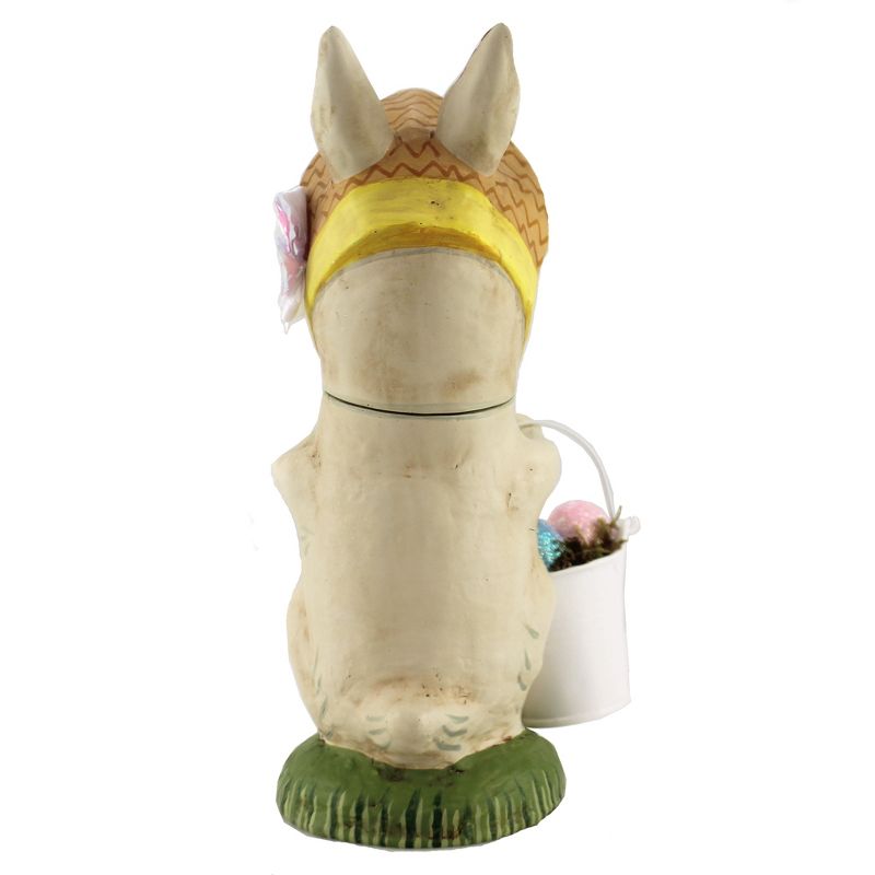 Jorge De Rojas 9.5" Bunny Girl Easter Eggs Bonnet  -  Decorative Figurines
