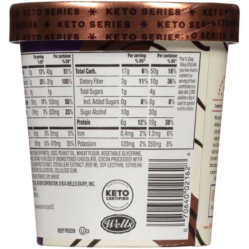 Halo Top Keto Brownie A La Mode - 16oz