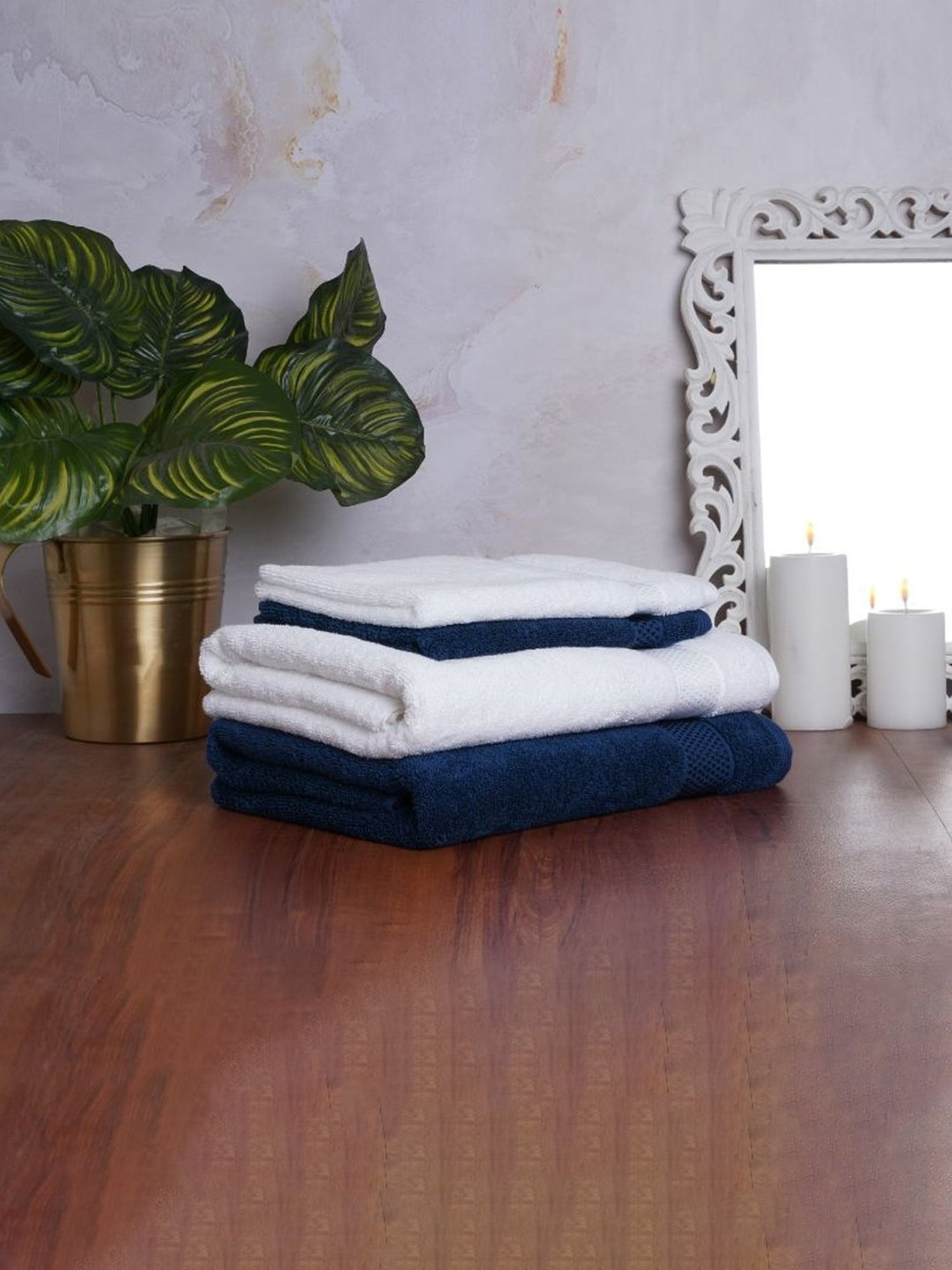 Little Treasure Baby Boy Plush Bathrobe, Chevron Elephant, 0-9 Months