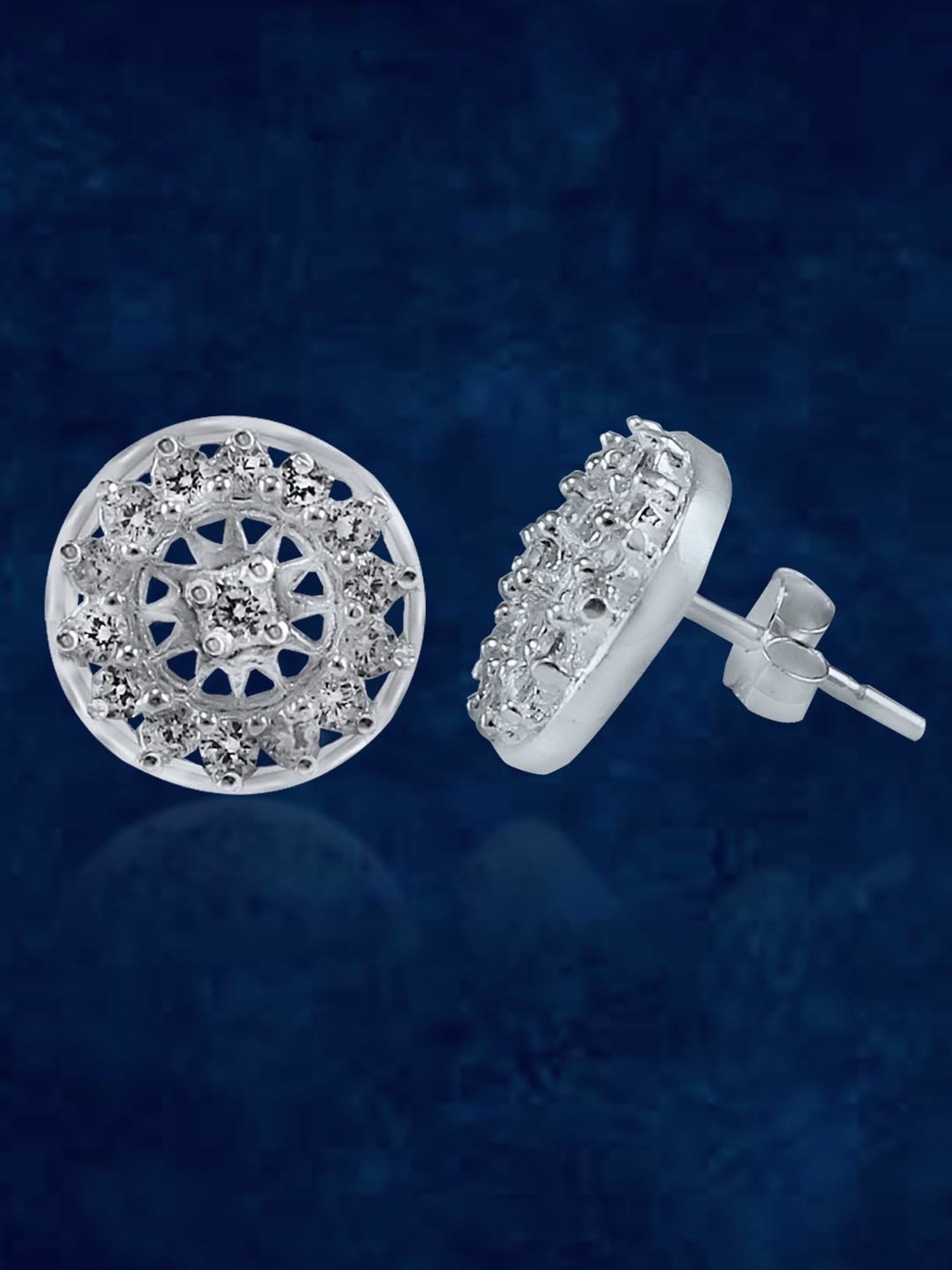 Taraash 92.5 Sterling Silver Earrings for Women