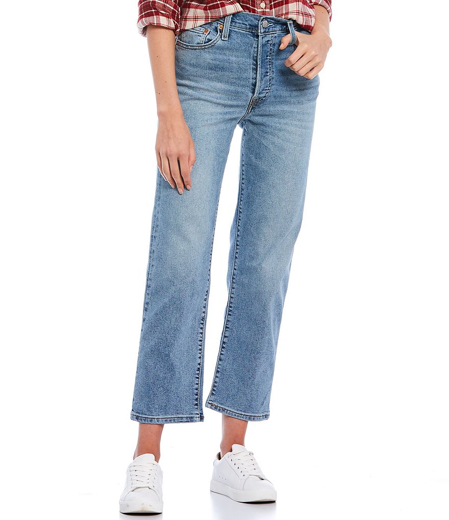Celebrity Pink Shadow Knee Mid Rise Straight Jeans