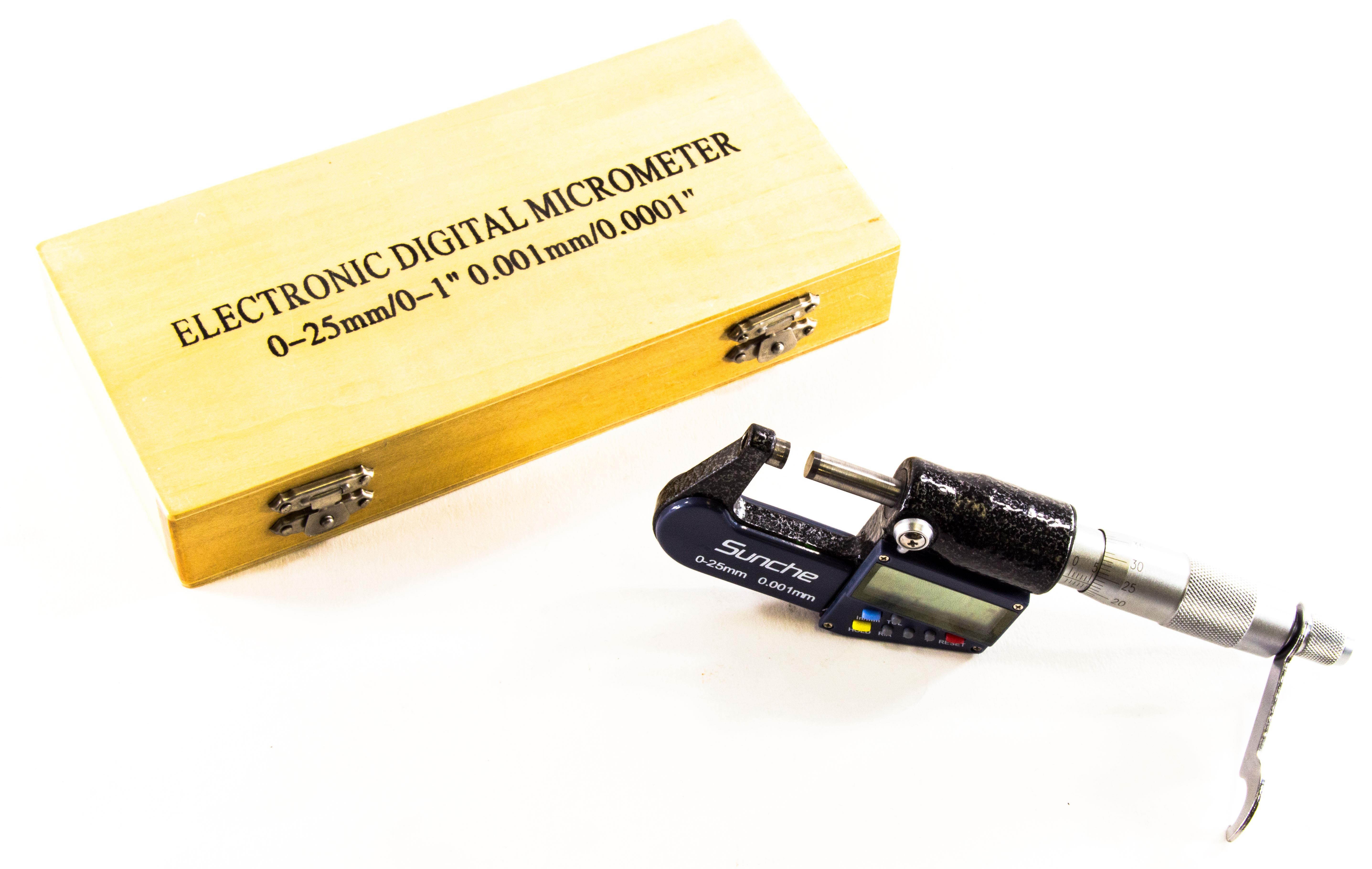 Digital Micrometer - 0-1" Range with LCD screen