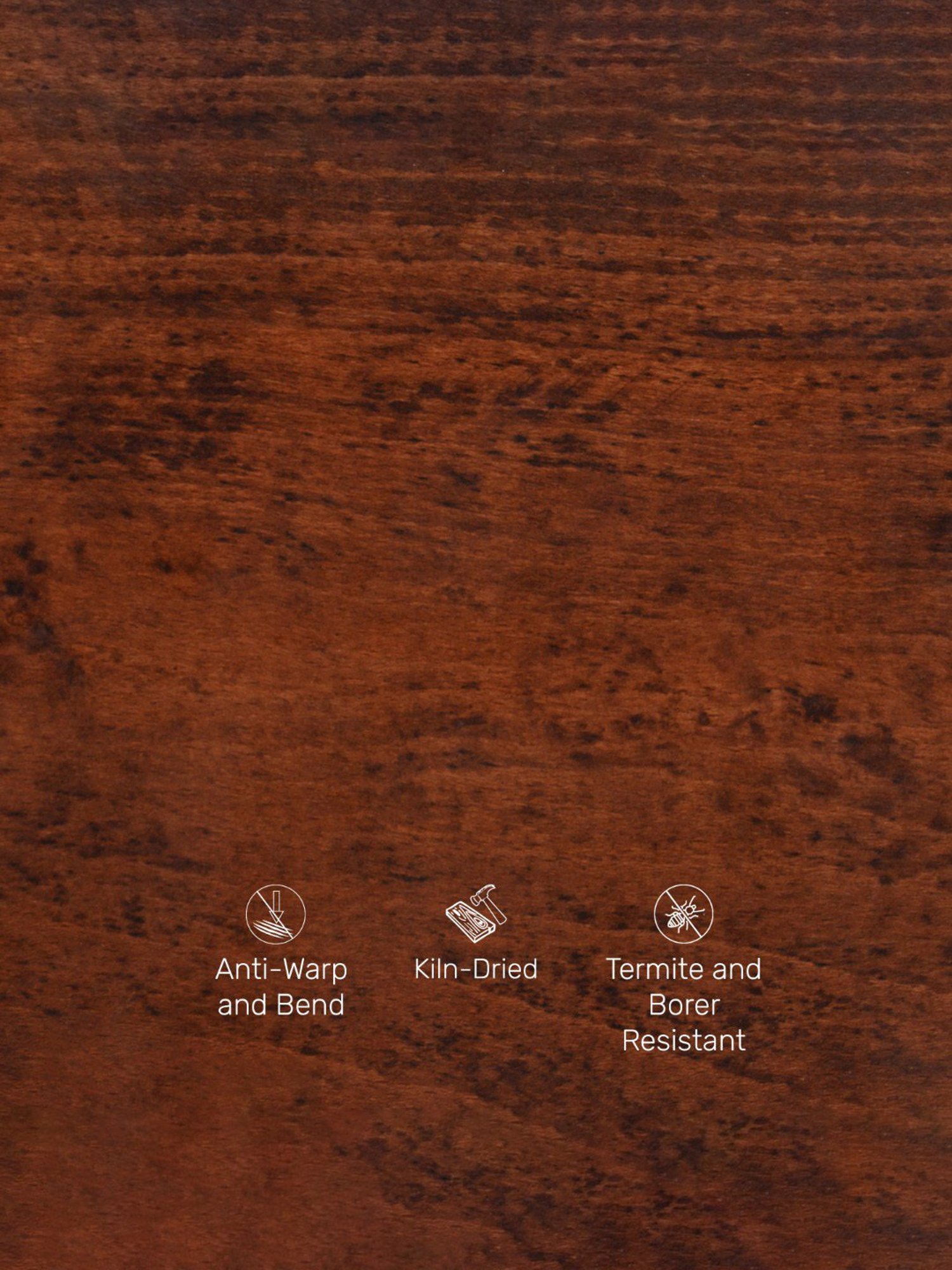 Pure Leed Solid Wood Single Bed In Brown Colour