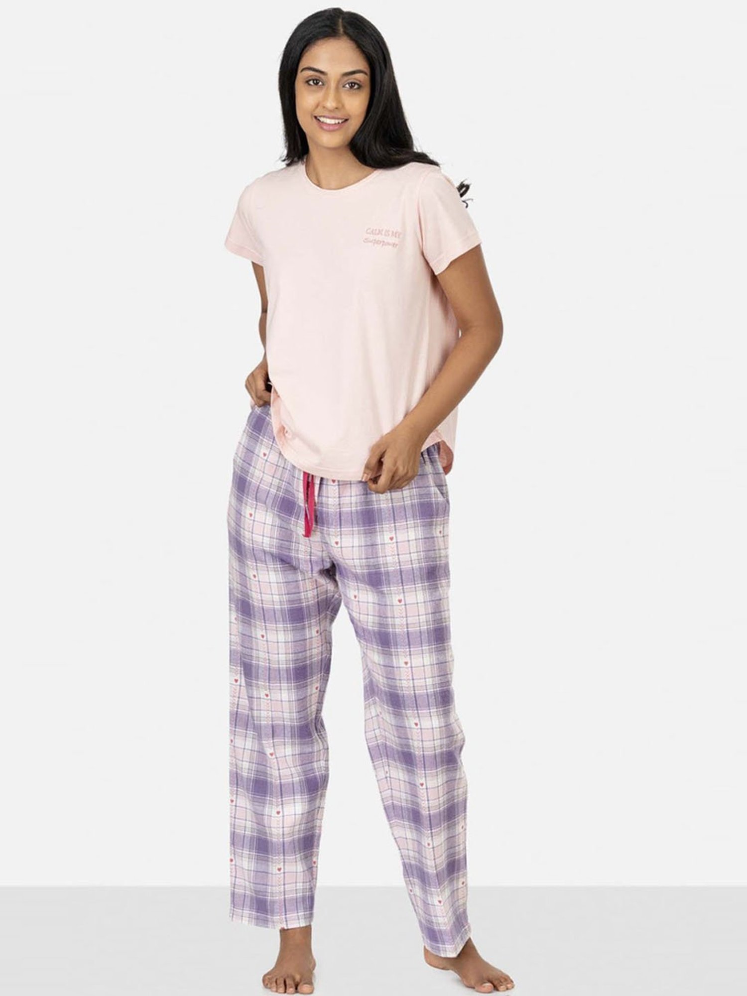 The Calm Collective Lavender Tessa Slim Fit Pajama