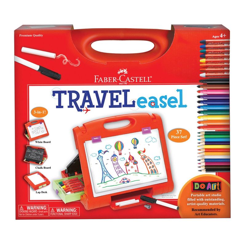 Do Art 3-in-1 Travel Easel with Art Supplies - Faber-Castell