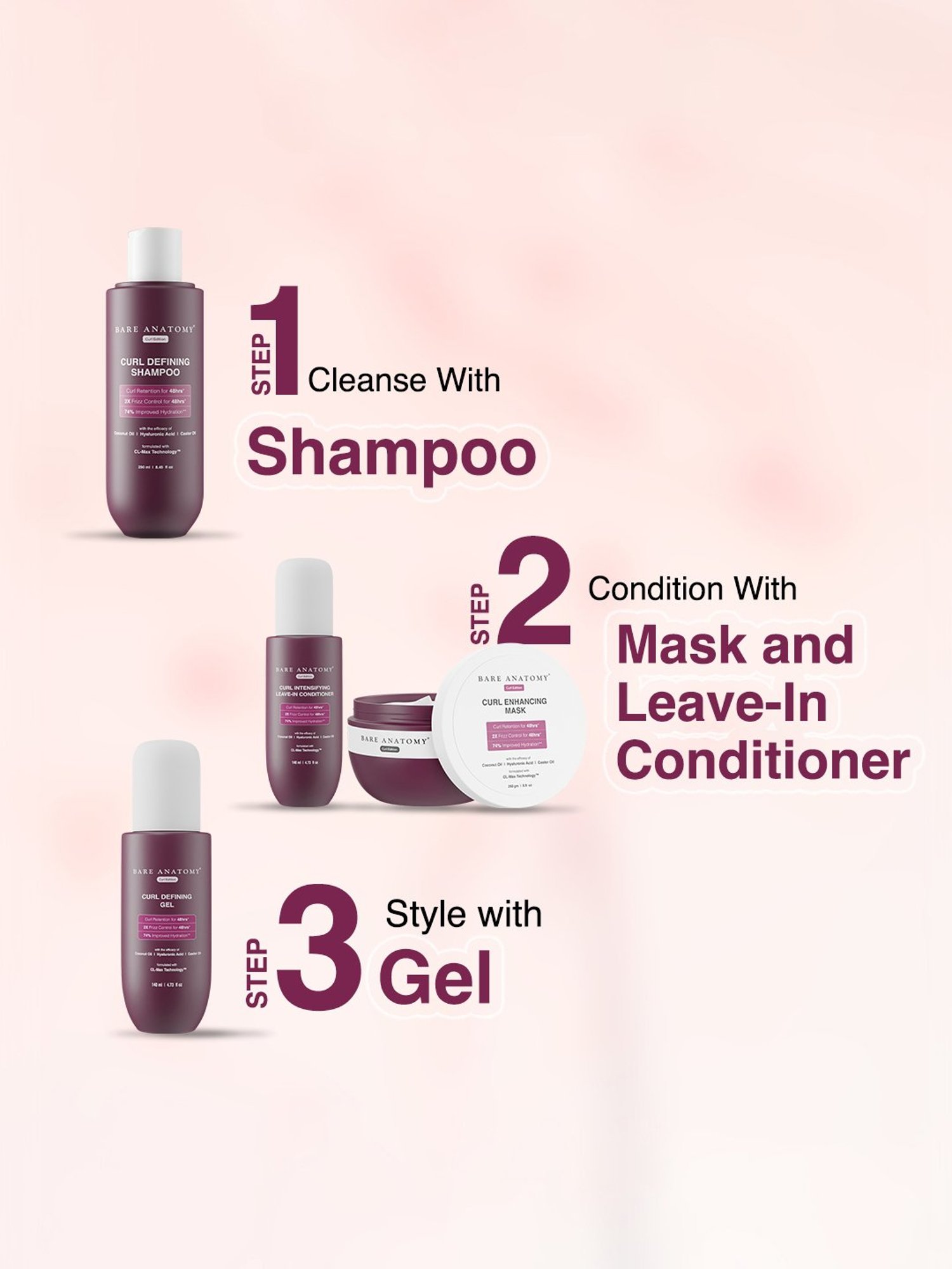 Bare Anatomy Curl Edition Curl Intensifying Leave-In Conditioner - 140 ml