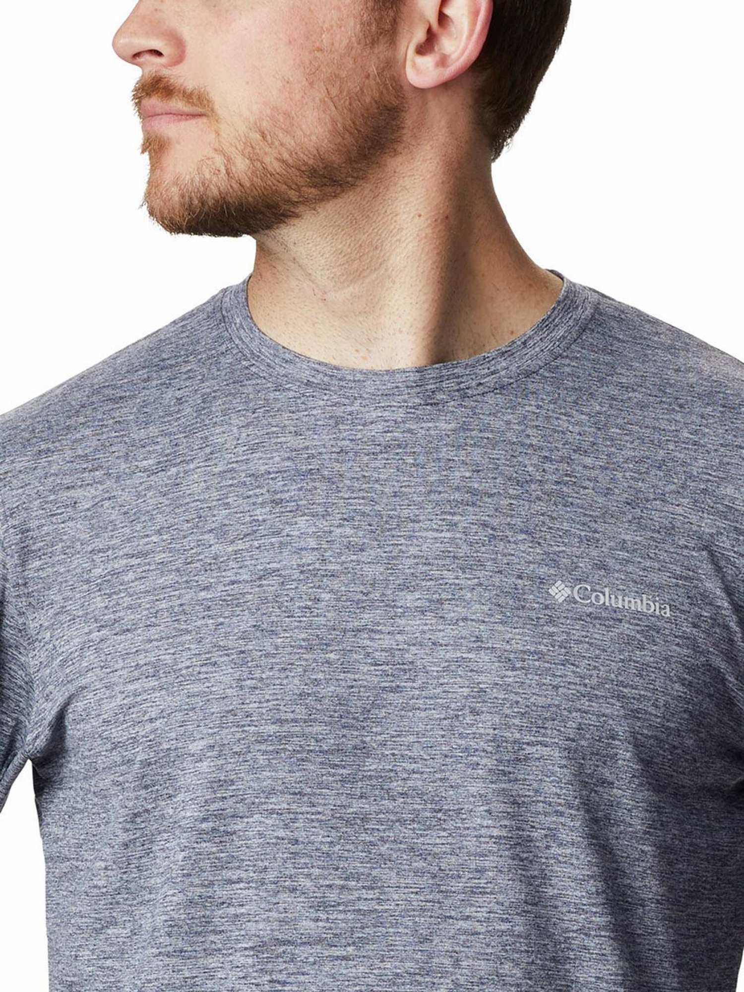 Columbia Grey Polyester Active fit T-Shirt