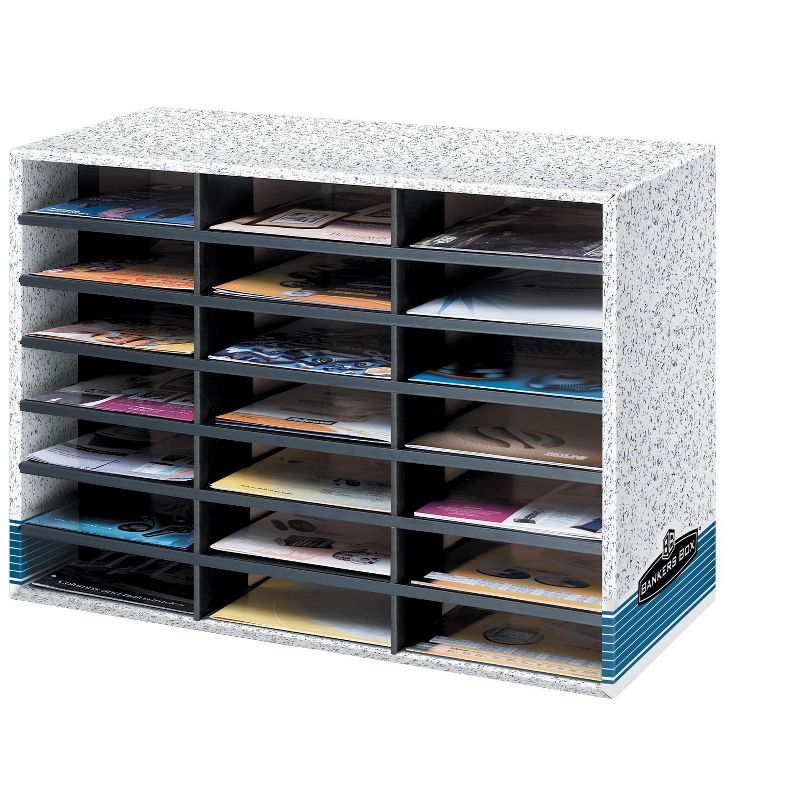 Fellowes Bankers Box Literature Sorter, 11-7/8 x 28-1/2 x 20-1/8 Inches, 21 Compartments