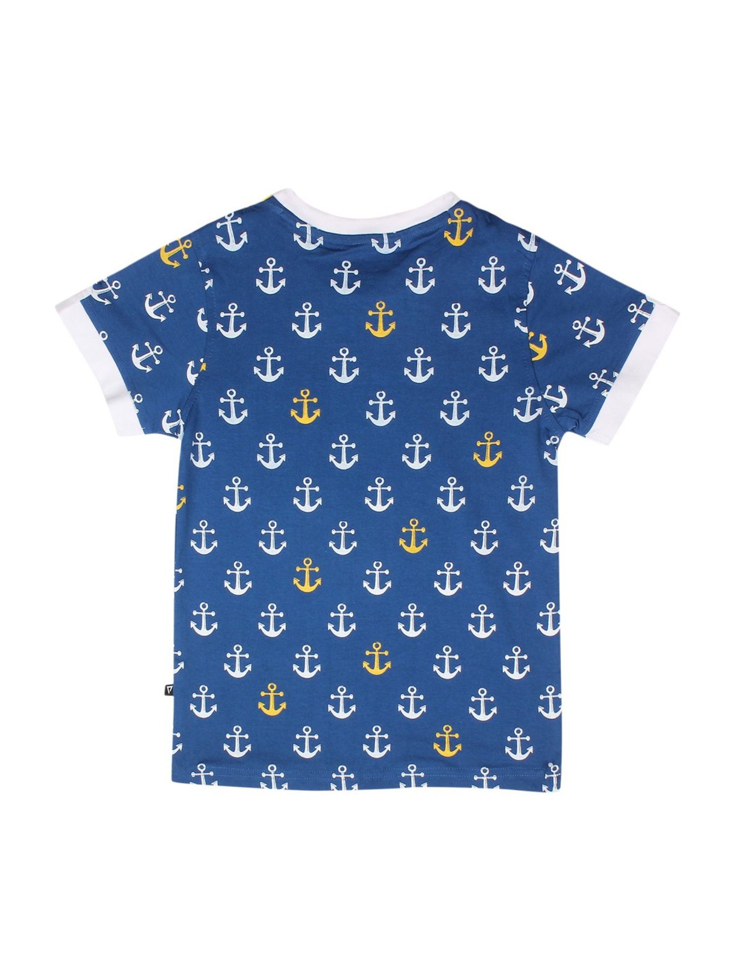 Proteens Kids Blue Cotton Printed T-Shirt