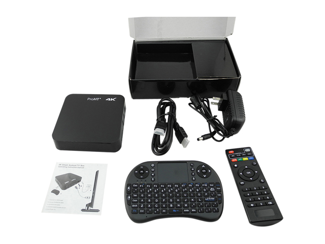 INLAND 88159 ProHT Andoid 4K TV Box with keyboard