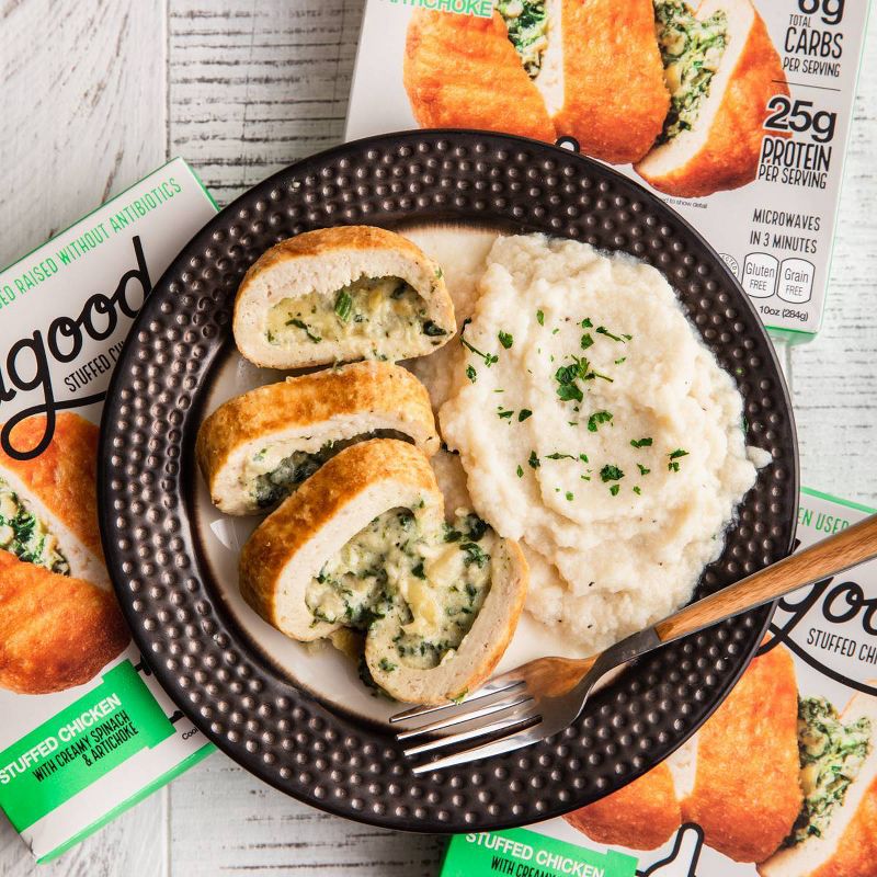 Real Good Frozen Stuffed Chicken Spinach & Artichoke - 10oz/2ct