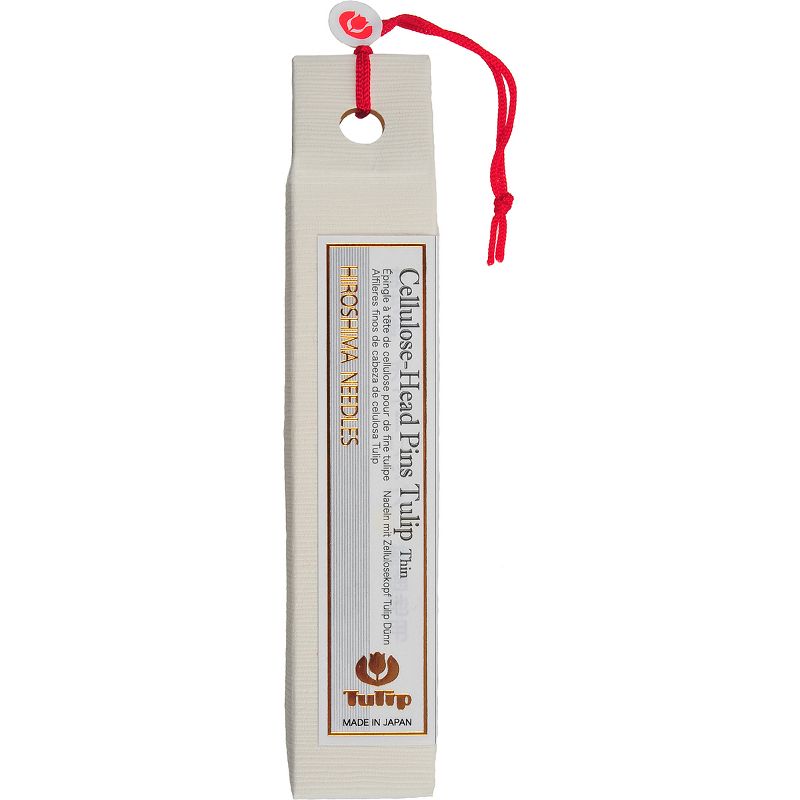 Tulip Straight Pins-Pink Tulip Head 15/Pkg