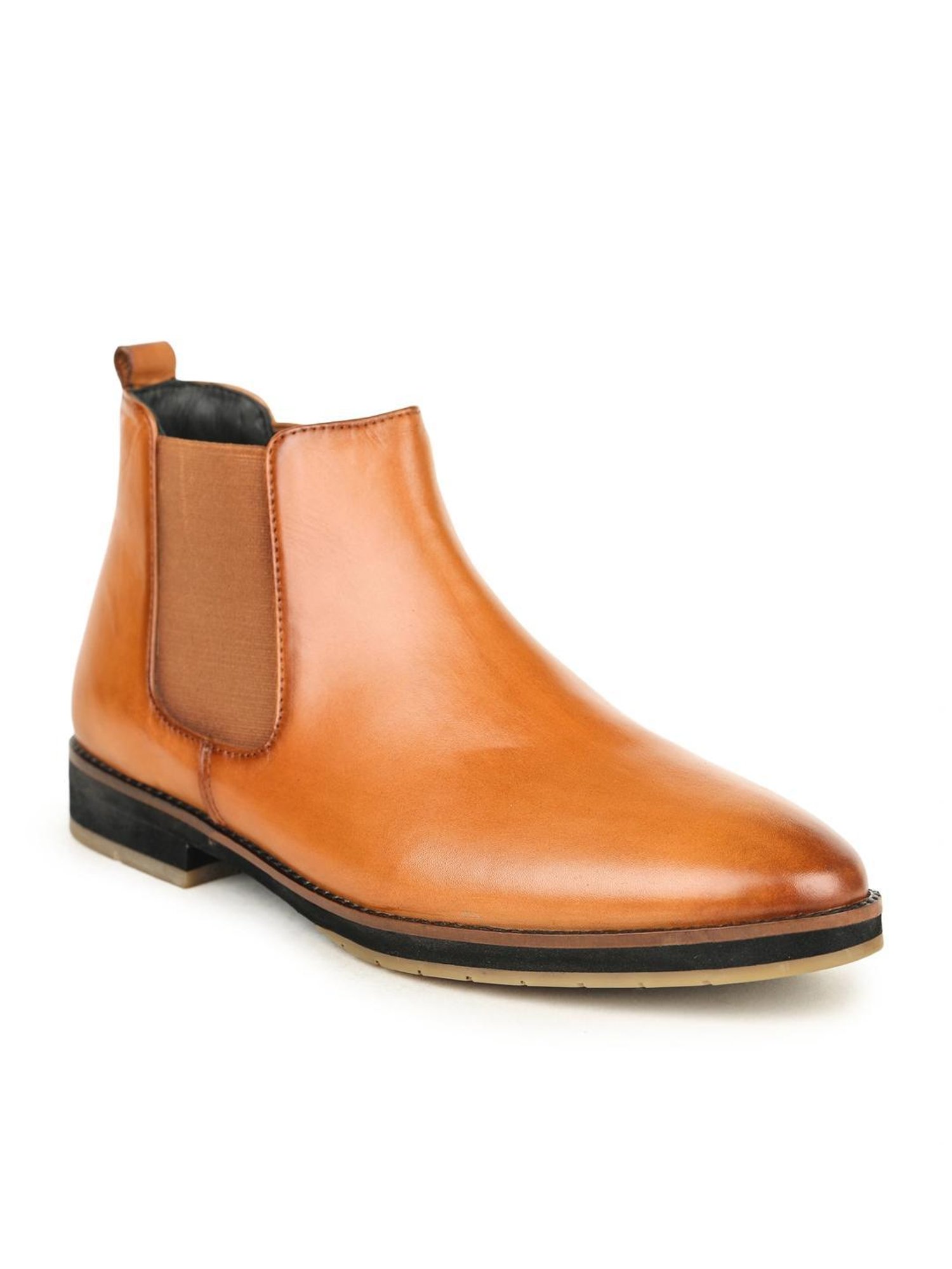 Britmen Men's Tan Chelsea Boots