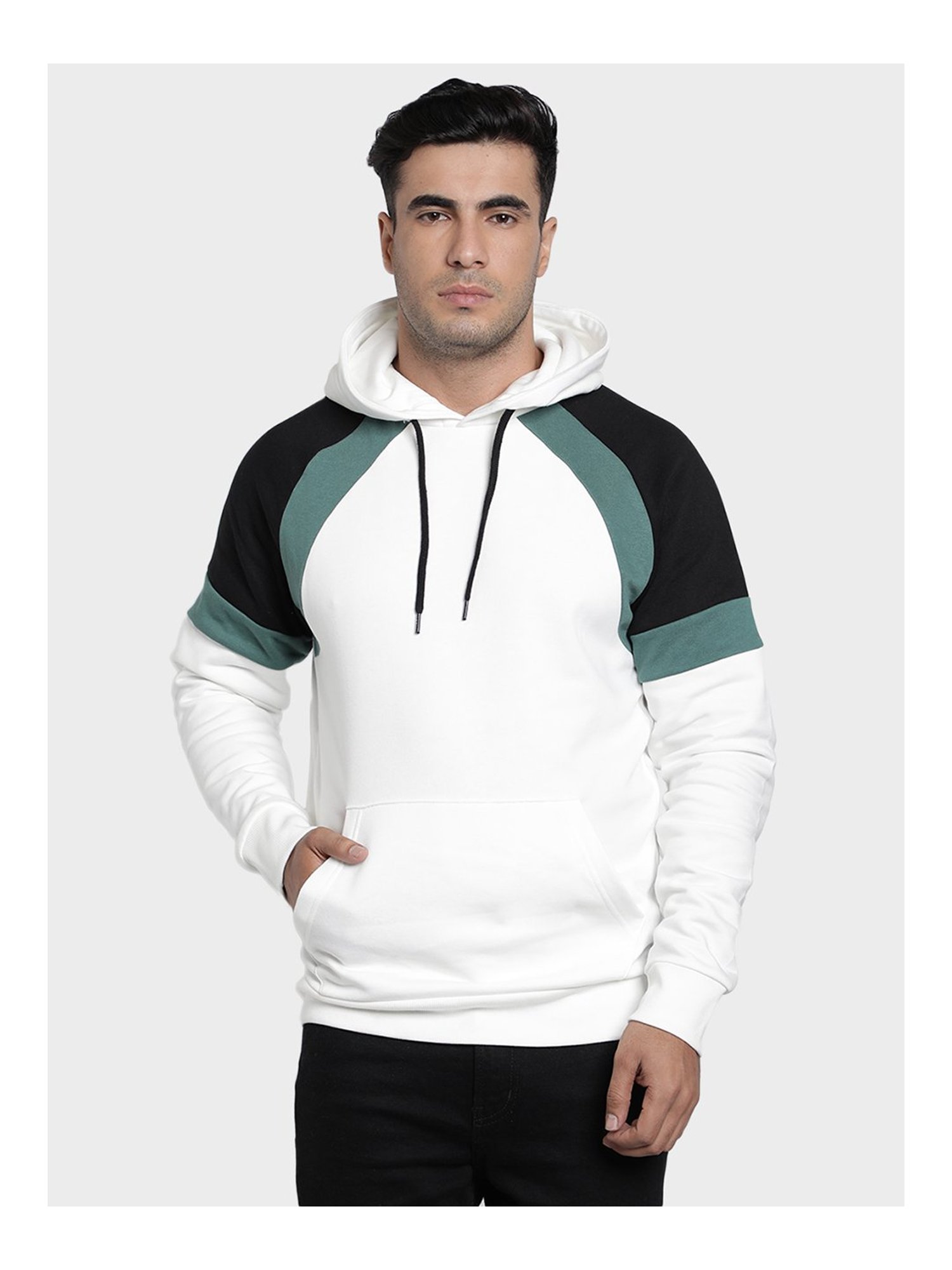 Red Tape White Hooded Sweatshirt