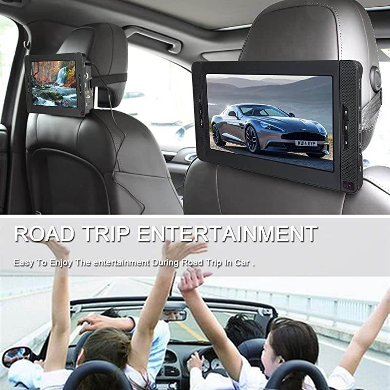 Hard Carrying Travel Storage Case, for DBPOWER 10.5" Portable DVD Player (Black-New Version)