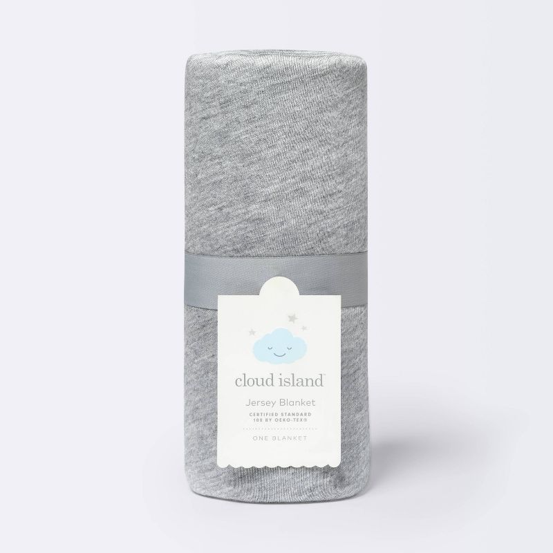 Jersey Swaddle Blanket - Cloud Island™ Heather Gray
