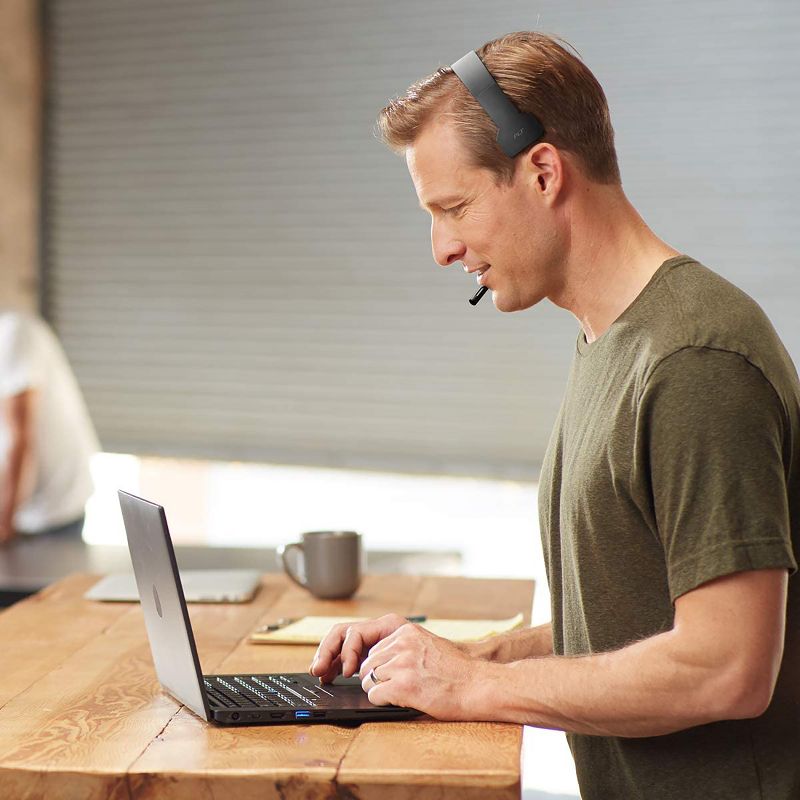 Plantronics Voyager 4210 UC Series USB-A Bluetooth Wireless Headset, Black (211317-101)