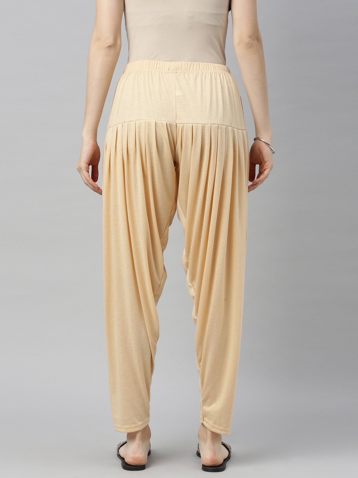 JCSS Beige Patiala Pants
