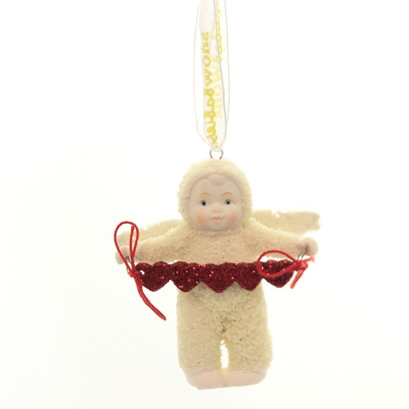 Dept 56 Snowbabies 2.75" Angel Of Heart Ornament Love Valentine  -  Tree Ornaments