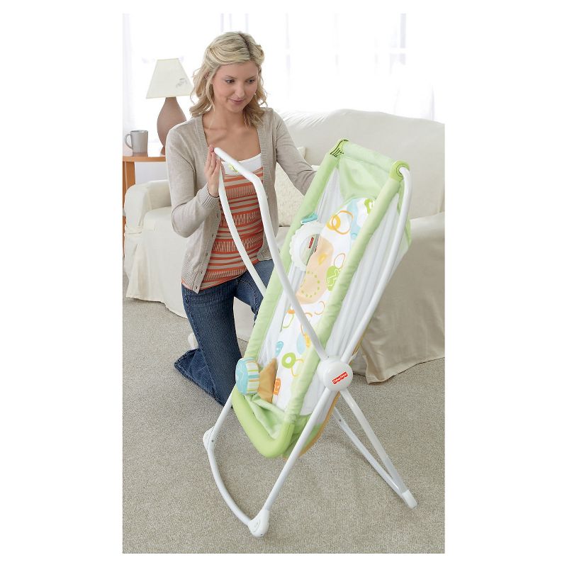Fisher-Price Rock With Me Bassinet - Green