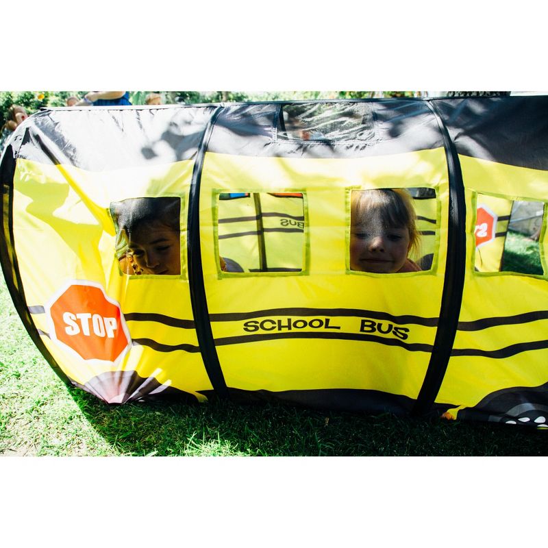 Pacific Play Tents School Bus Kids Play D Tunnel 6 Ft