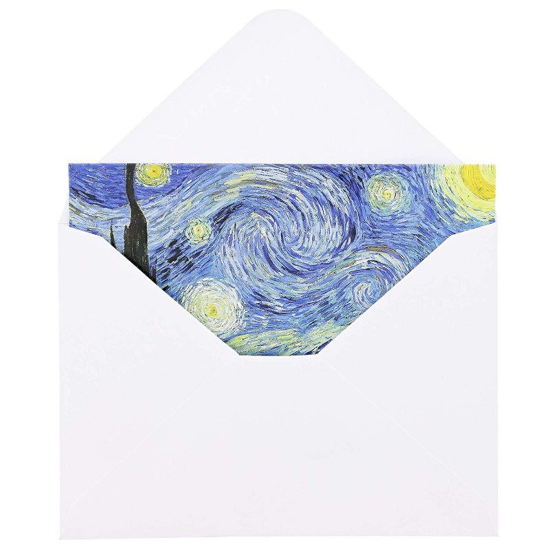 The Gifted Stationary 36-Count Assorted Box All Occasion Greeting Cards with Envelopes, Notecards, Artistic Design Inspired by Impressionist Painting