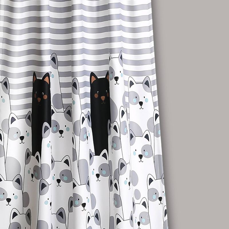 Crayola Pointillist Pansy Curtain Panel