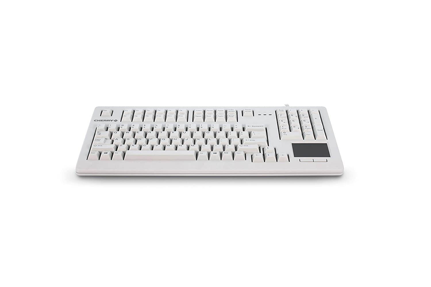 CHERRY G80 TouchBoard, Light Grey - 104 Keys, G80-11900LUMEU-0
