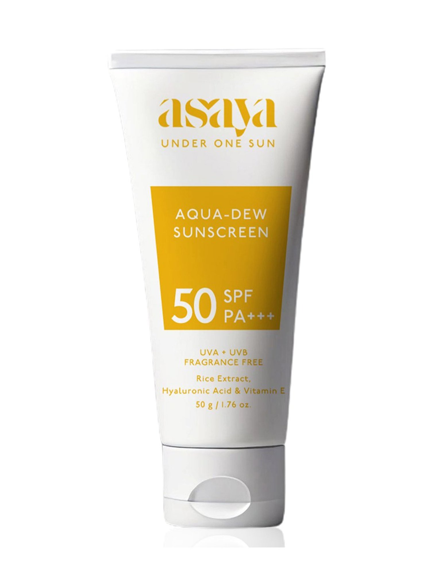 Asaya Rice & Vitamin E Lightweight Water Sunscreen SPF 50 - 50 gm