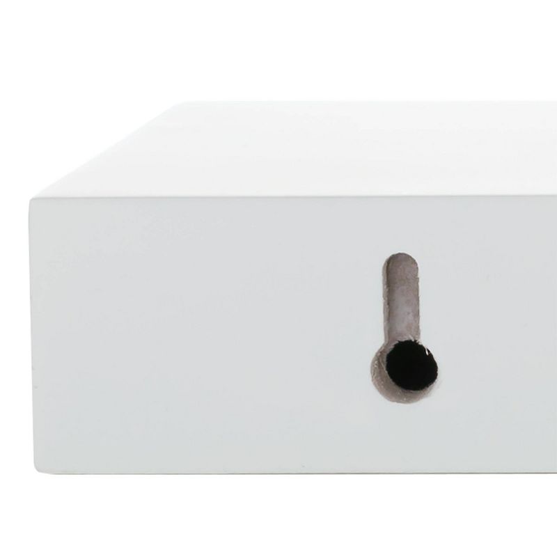 3pc Decorative Wall Ledge Shelf Set White - Nexxt