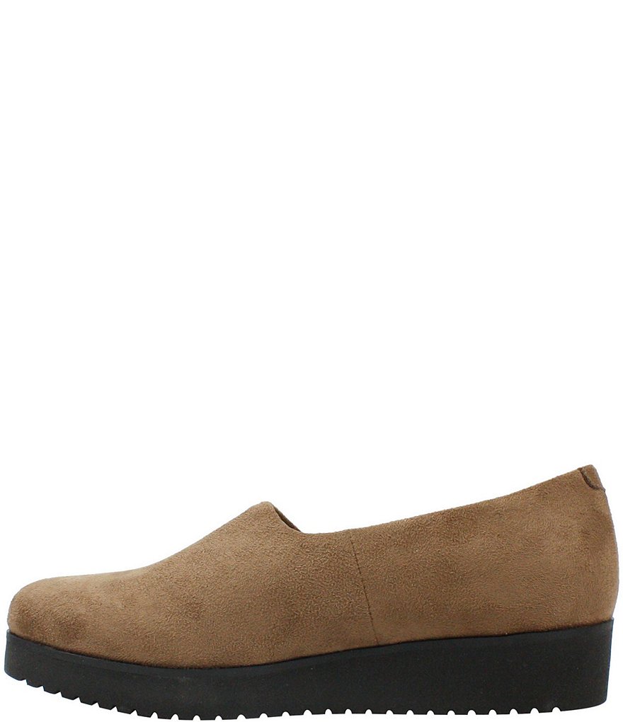 Donald Pliner Pelham Neoprene Mixed Leather Slip-On Wedge Sneakers