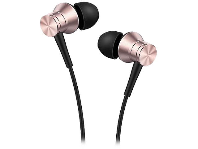 1MORE Piston Fit In-Ear Headphones (Earphones/Earbuds) with Apple iOS and Android Compatible Microphone and Remote (Rose Gold)