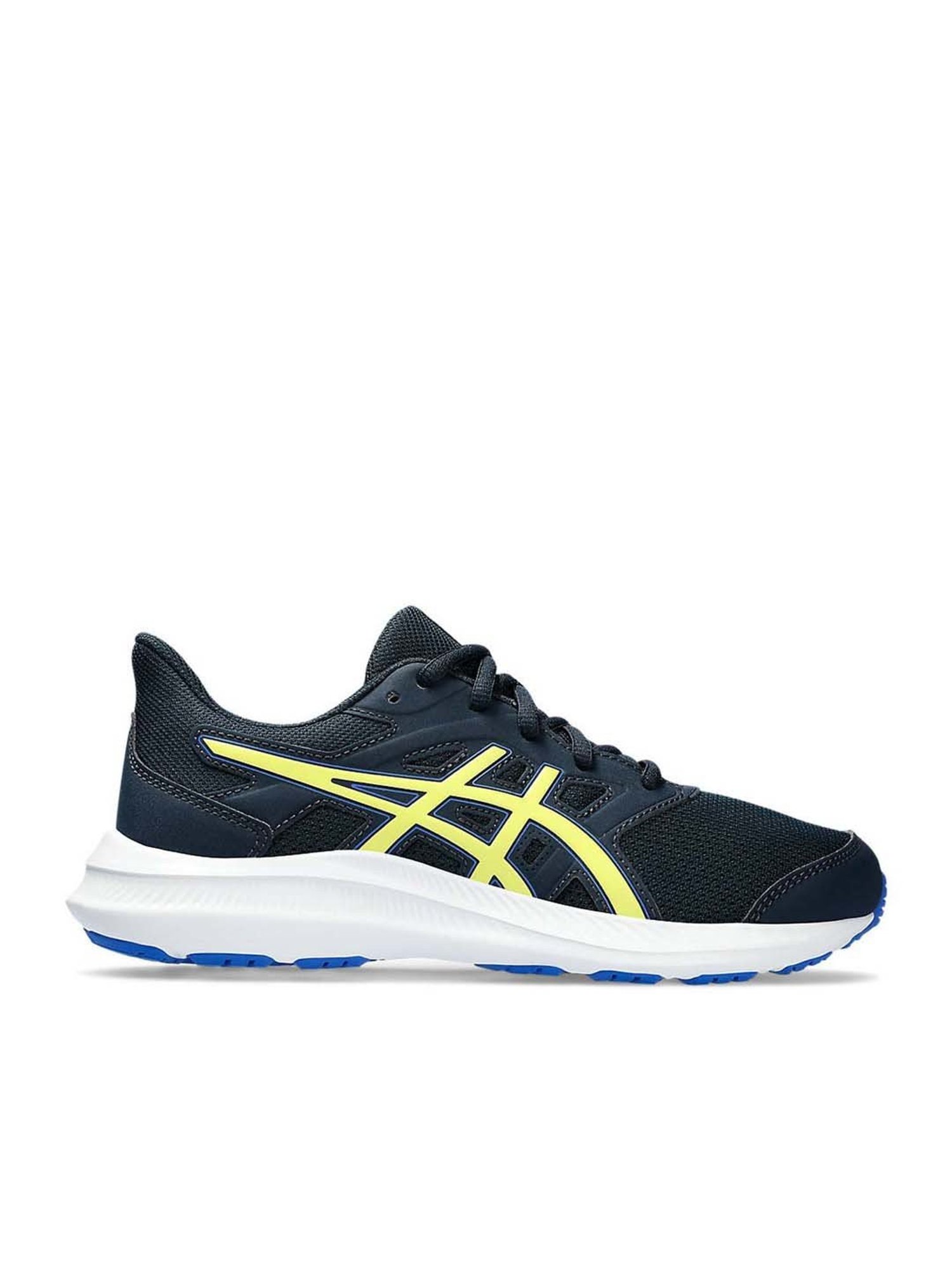 Asics Kids JOLT 4 GS French Blue & Yellow Running Shoes
