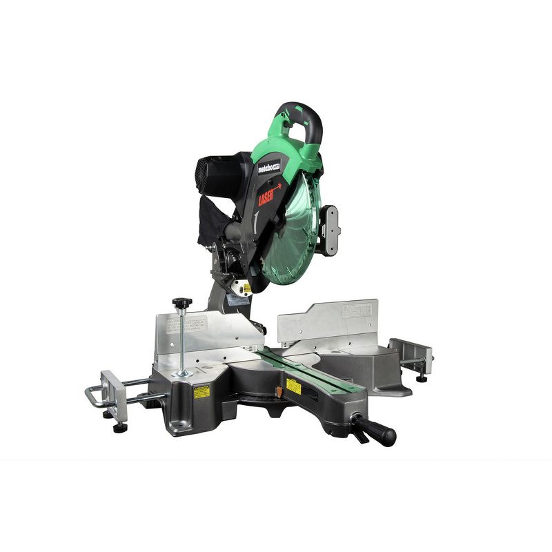Metabo HPT C12RSH2SM 15 Amp Dual Bevel 12 in. Corded Sliding Compound Miter Saw