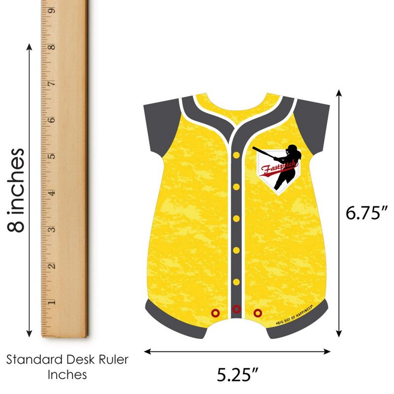 Big Dot of Happiness Hello Little One - Pink and Gold - Table Decorations - Girl Baby Shower Fold and Flare Centerpieces - 10 Count