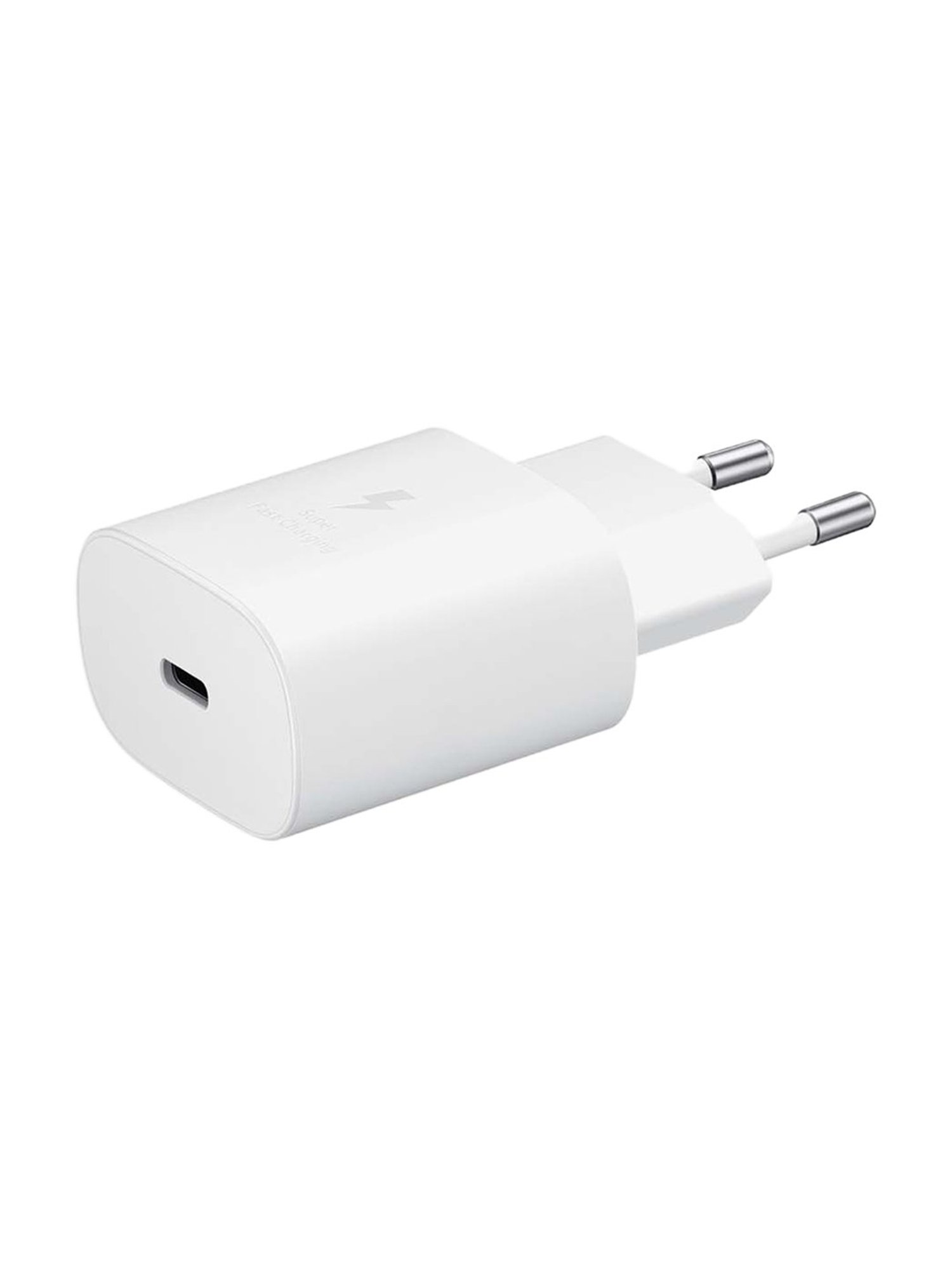 Samsung 25W Fast Charger with Type-C Cable (EP-TA800XWNGIN, White)