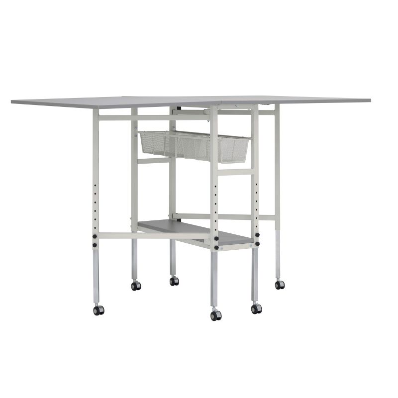 Emma and Oliver 72" x 12" x 12" Birchwood Bar Top Riser with Silver Legs