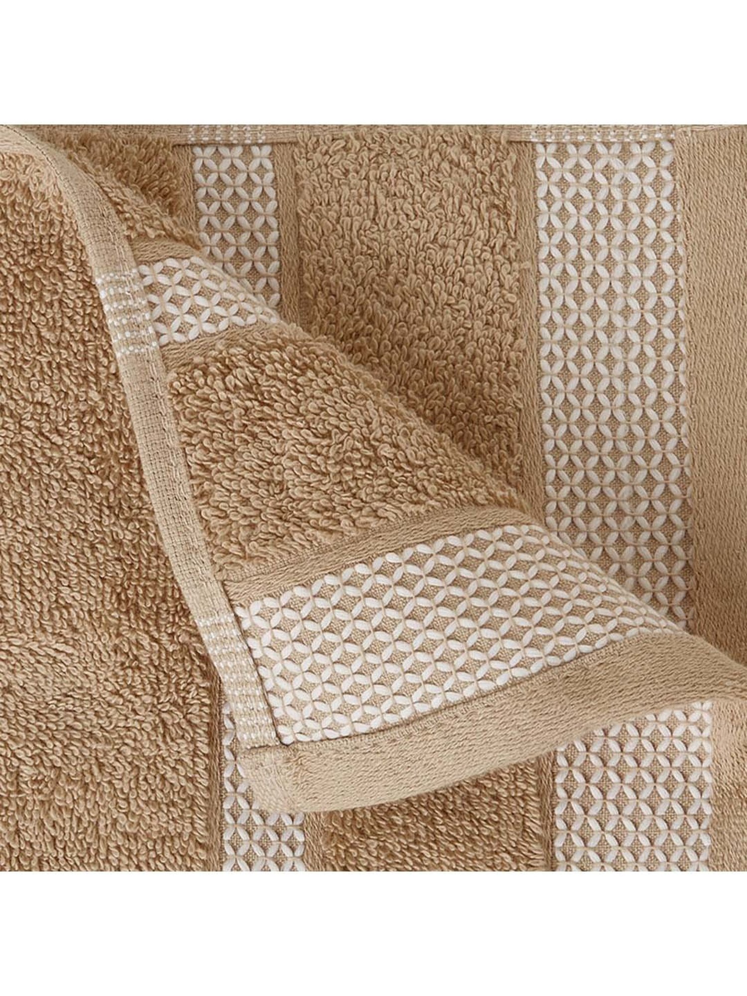 Spaces Hygro Champagne Gold Cotton 600 GSM Hand Towel - Set of 2