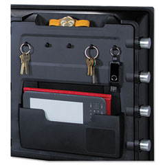 Electronic Fire-Safe, 1.23 Ft3, 16-3/8W X 19-3/8D X 17-7/8H, Gunmetal Gray