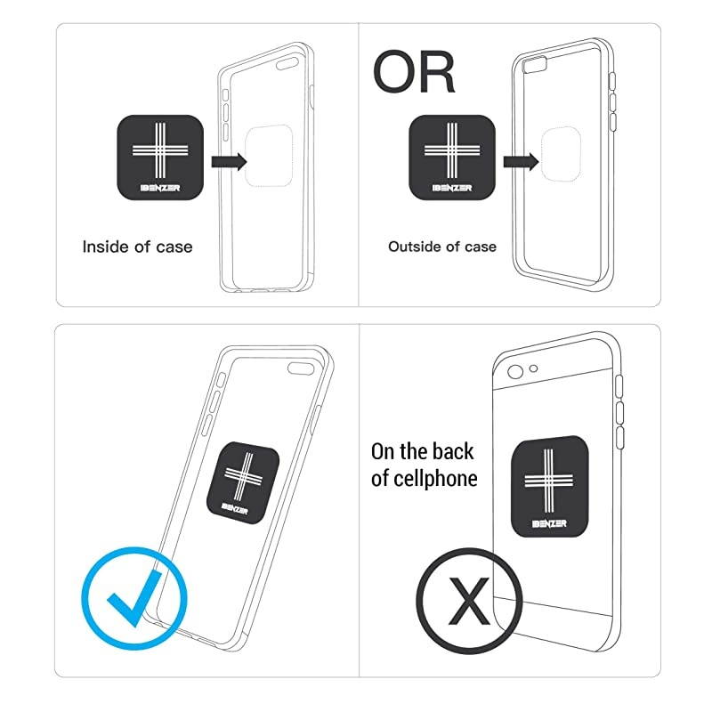 Magnetic Phone Car Mount  Magon Cellphone Metal Air Vent Magic Cell Phone Holder for All Mobile Smartphones iPhone Samsung Galaxy Note Google Pixel Rose GoldCMHAV02MPKA