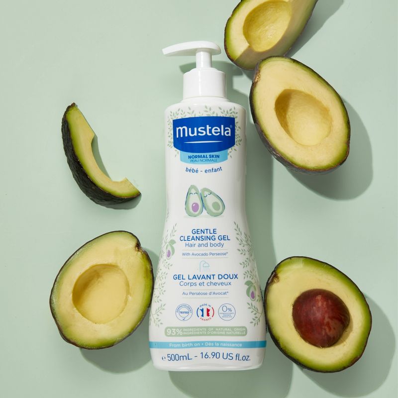 Mustela Organic Cleansing Gel with Olive Oil and Aloe - 13.5 fl oz
