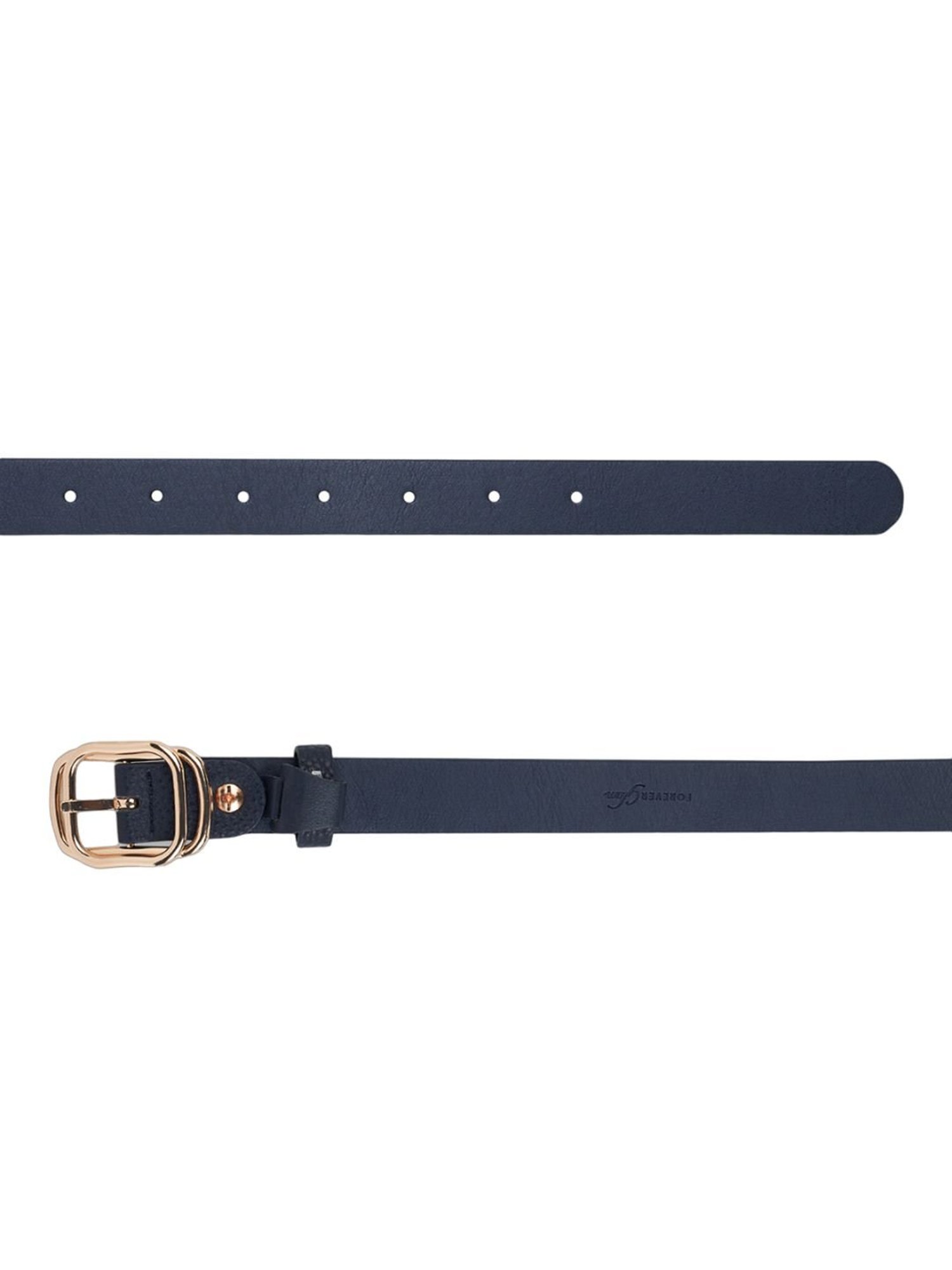 Hidesign Mariko Brown Solid Leather Narrow Belt