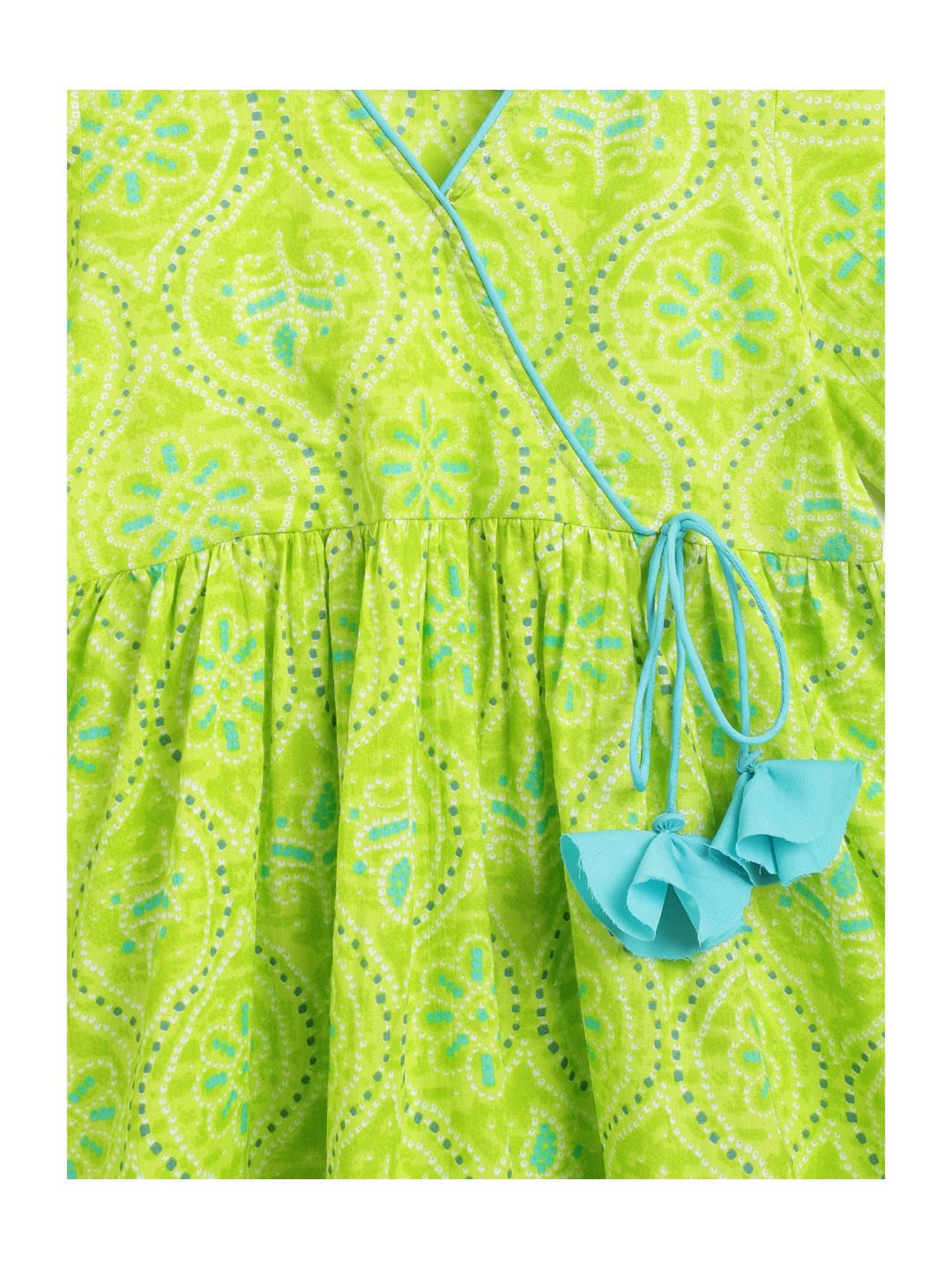 Peppermint Kids Navy Regular Fit Kurta Set