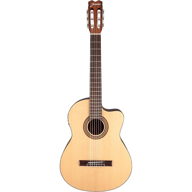 Jasmine JC-25CE Cutaway Classical Acoustic-Electric Guitar Natural