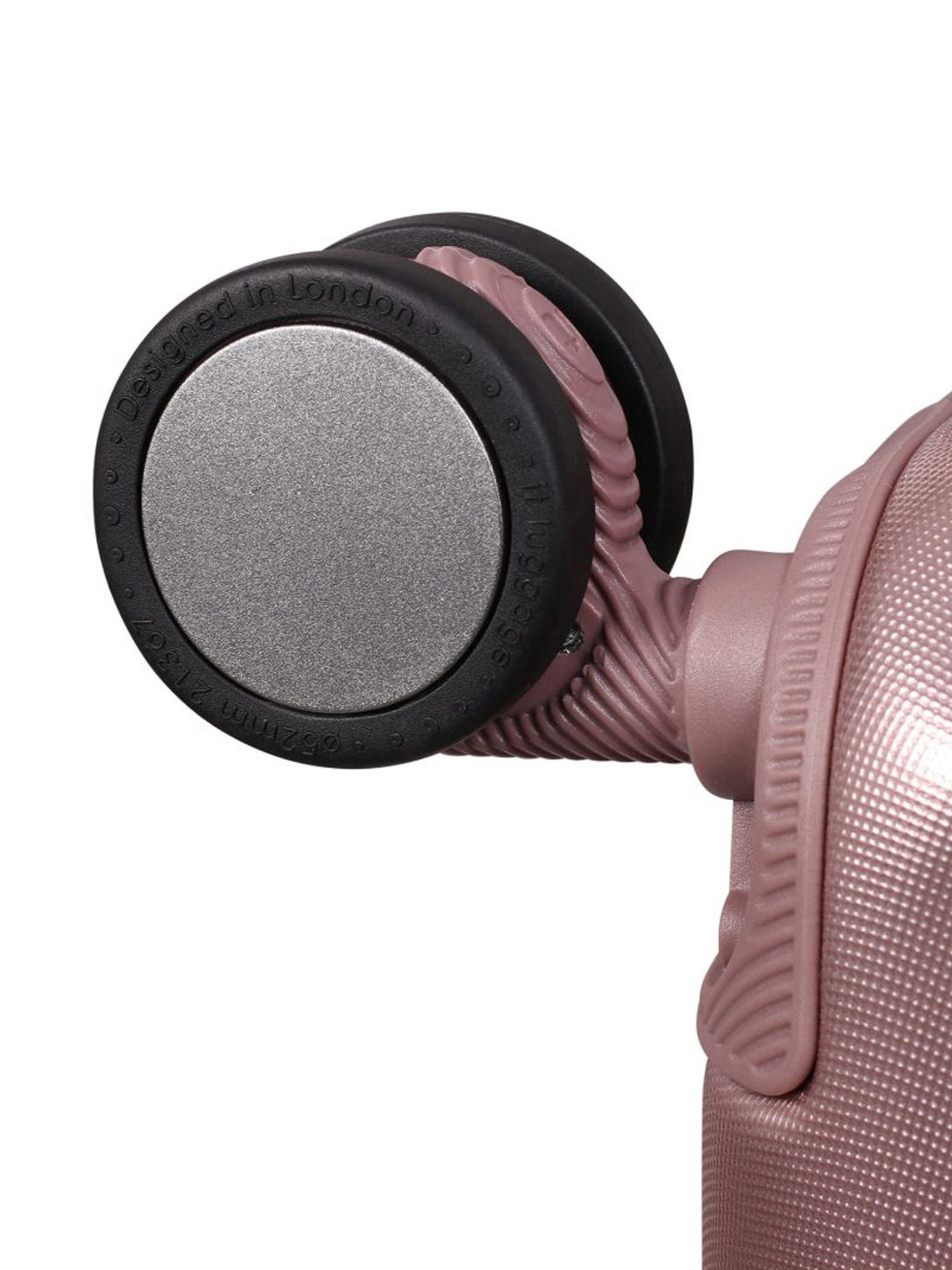 it luggage Prosperous Metalic Pink Large -28 inches Expandable Hardsided Trolley Bag with TSA Lock