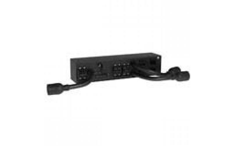 Liebert MPH2 Metered Outlet Switched Rack Mount PDU - 30A, 208/120V, Three-Phase 8 Outlets (2 C13 + 6 C19), 208V, L21-30, Horizontal 1U/2U"