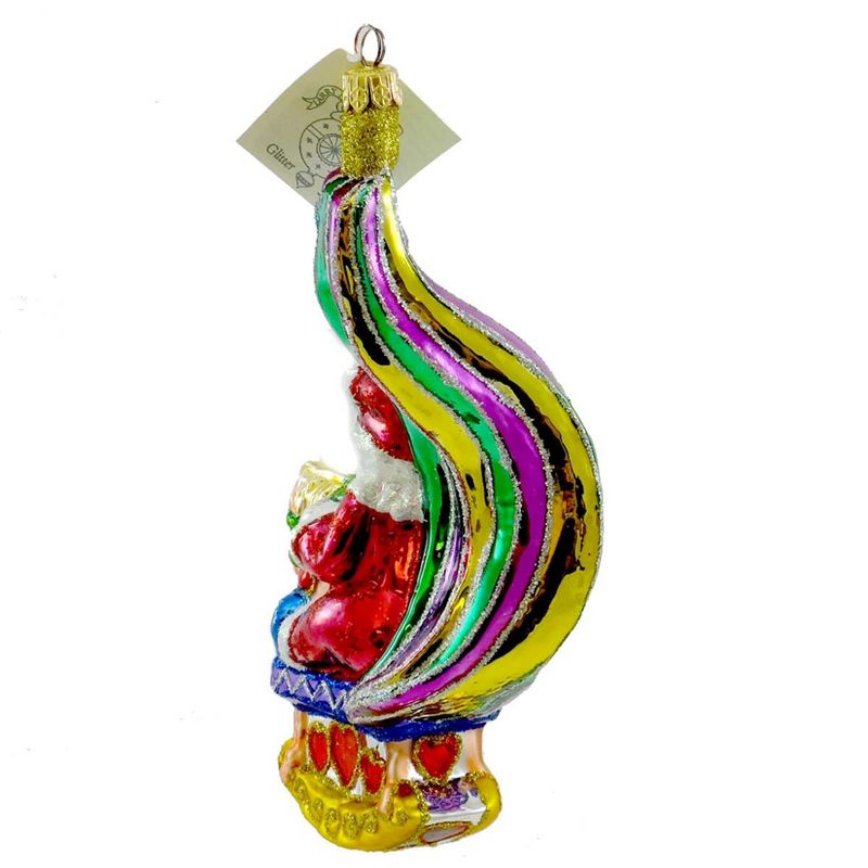 Larry Fraga Rockin Robin Ornament Horse Santa  -  Tree Ornaments