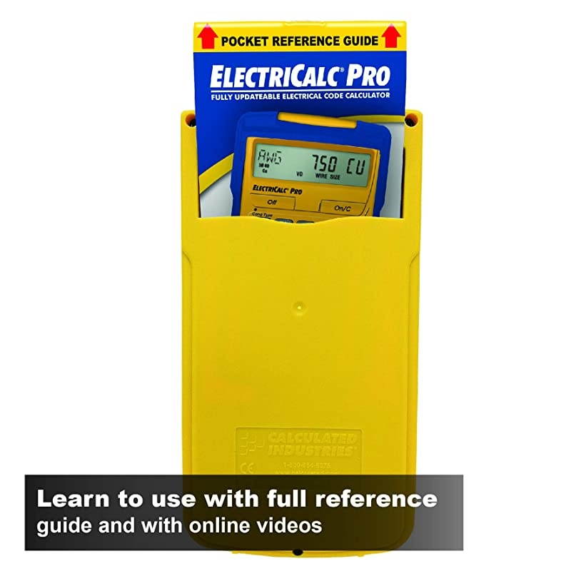 5070 ElectriCalc Pro Electrical Code Calculator | Updateable and Compliant with NEC 1996 to 2020 | Electrical Contractors Estimators Engineers Electricians Lighting Pros