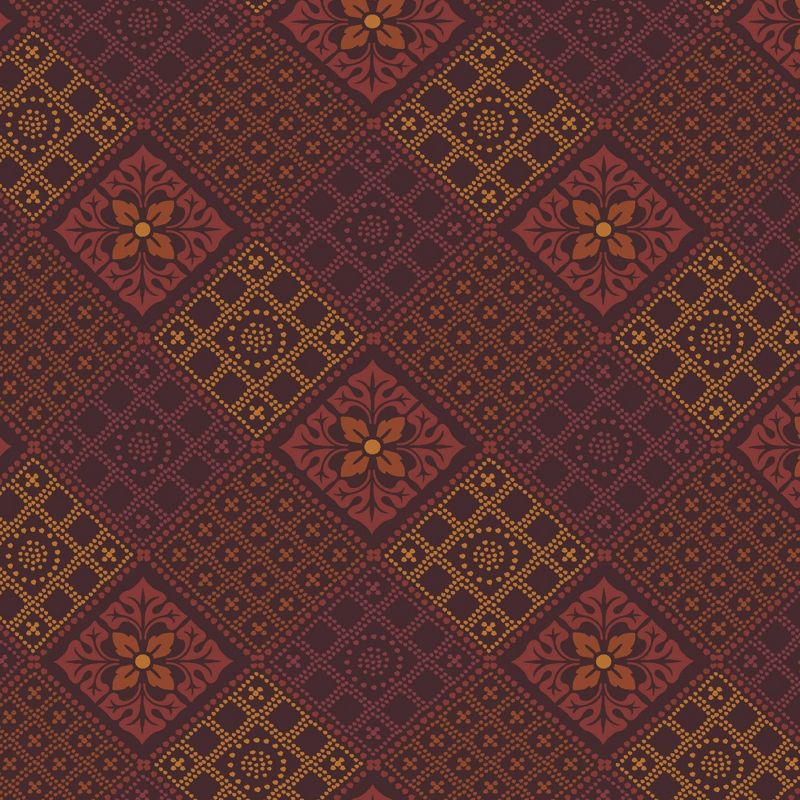 Arden Selections Azulejo Medallion Outdoor High Back Dining Chair Cushion